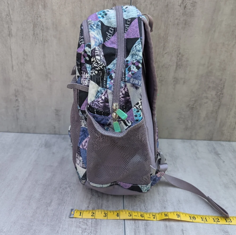 The North Face Youth Recon Squash Pack Bellflower Purple Triangle Backpack